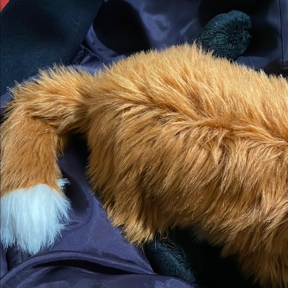 Puppet Folkmanis Red Fox Hand Puppet, Rust brown and white stuffed animal - Picture 8 of 12